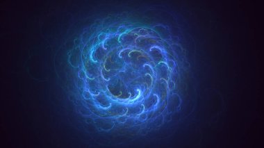 3B soyut yuvarlak ışık arkaplanı oluşturma