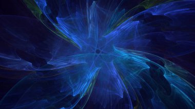 Soyut çok renkli fraktal ışık arkaplanı 3B görüntüleme