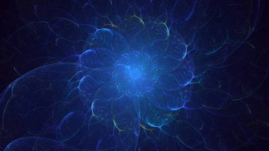 3B soyut yuvarlak ışık arkaplanı oluşturma