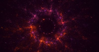 3B soyut yuvarlak ışık arkaplanı oluşturma