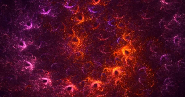 3B soyut renkli fraktal ışık arkaplanı oluşturma