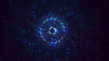 Soyut çember ışık arkaplanı oluşturuluyor