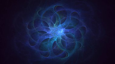 3B soyut yuvarlak ışık arkaplanı oluşturma