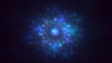 3B soyut yuvarlak ışık arkaplanı oluşturma