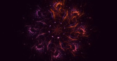 3B soyut yuvarlak ışık arkaplanı oluşturma