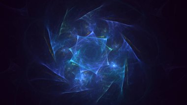 3B soyut yuvarlak ışık arkaplanı oluşturma