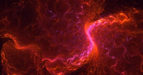 3D, soyut çok renkli teknoloji fraktal ışık arkaplanı oluşturuluyor