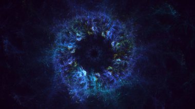 3B soyut yuvarlak ışık arkaplanı oluşturma