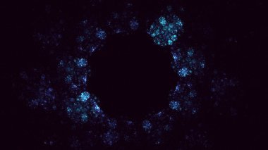 3B soyut yuvarlak ışık arkaplanı oluşturma