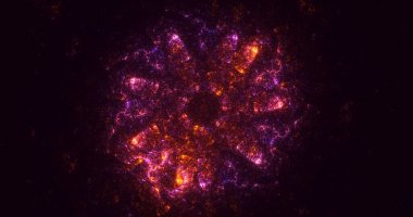 3B soyut yuvarlak ışık arkaplanı oluşturma