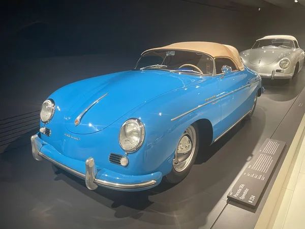 Duitsland Stuttgart 2022 Vintage Krachtige Sportwagen Porsche Het Porsche Museum — Stockfoto