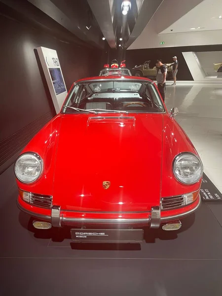 Germany Stuttgart 2022 Vintage Powerful Sports Porsche Car Porsche Museum — Stock Photo, Image