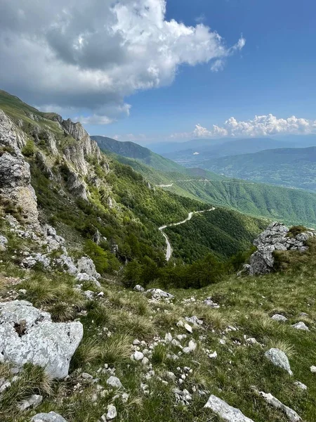 Bósnia Herzegovina Sarajevo 2022 Montanha Bjelasnica Paisagem Natural Uma Das — Fotografia de Stock