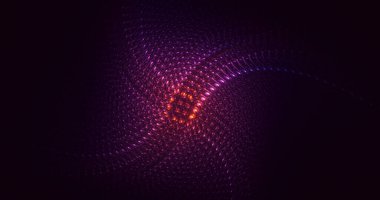 3B soyut renkli fraktal ışık arkaplanı oluşturma