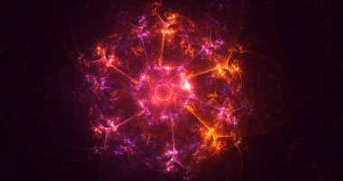 Soyut çember ışık arkaplanı oluşturuluyor