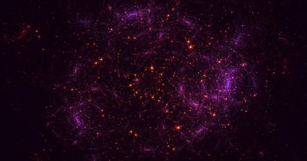 Soyut çok renkli fraktal ışık arkaplanı 3B görüntüleme