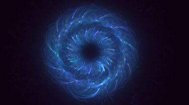 3D, soyut çok renkli teknoloji fraktal ışık arkaplanı oluşturuluyor