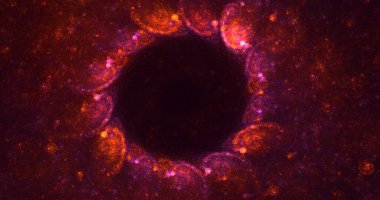 3B soyut yuvarlak ışık arkaplanı oluşturma