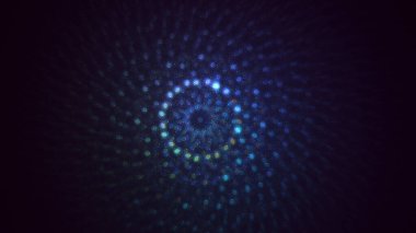 3B soyut yuvarlak ışık arkaplanı oluşturma