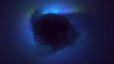 Soyut çok renkli fraktal ışık arkaplanı 3B görüntüleme