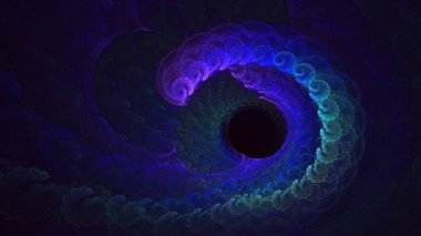 3B soyut yuvarlak ışık arkaplanı oluşturma