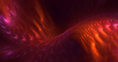 3B soyut renkli fraktal ışık arkaplanı oluşturma