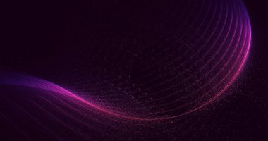 Soyut çok renkli fraktal ışık arkaplanı 3B görüntüleme