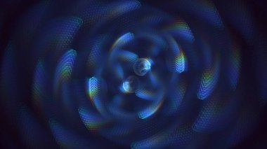 Soyut çok renkli fraktal ışık arkaplanı 3B görüntüleme