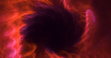 Soyut çok renkli fraktal ışık arkaplanı 3B görüntüleme