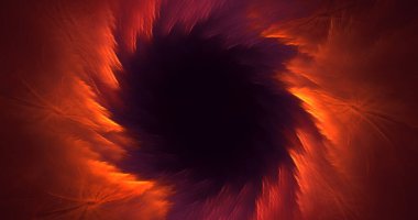 Soyut çok renkli fraktal ışık arkaplanı 3B görüntüleme