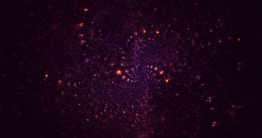 Soyut çok renkli fraktal ışık arkaplanı 3B görüntüleme