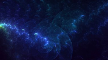 3D, soyut çok renkli teknoloji fraktal ışık arkaplanı oluşturuluyor