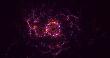 3B soyut yuvarlak ışık arkaplanı oluşturma