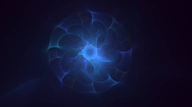 3B soyut yuvarlak ışık arkaplanı oluşturma