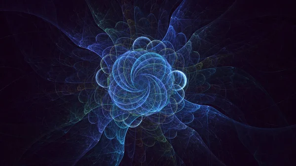 3B soyut yuvarlak ışık arkaplanı oluşturma