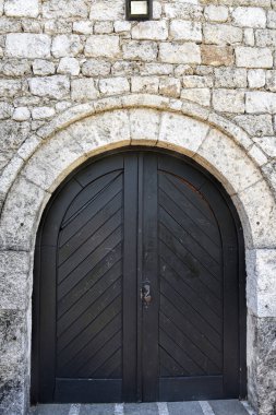 Velika Kladusa, Bosna-Hersek - 07 07 07 2022: Avrupa 'daki son Osmanlı kalesi.  