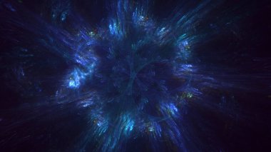 3B soyut yuvarlak ışık arkaplanı oluşturma