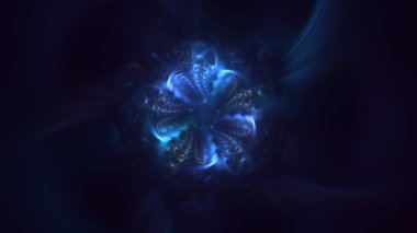 3B soyut yuvarlak ışık arkaplanı oluşturma