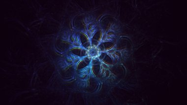 3B soyut yuvarlak ışık arkaplanı oluşturma