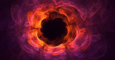 3B soyut yuvarlak ışık arkaplanı oluşturma