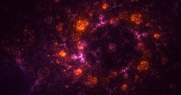 3D, soyut çok renkli teknoloji fraktal ışık arkaplanı oluşturuluyor