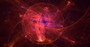 3B soyut yuvarlak ışık arkaplanı oluşturma