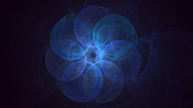 3B soyut yuvarlak ışık arkaplanı oluşturma