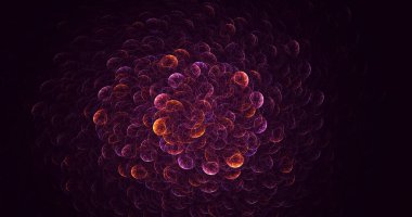 Soyut çember ışık arkaplanı oluşturuluyor