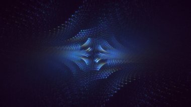 Soyut çok renkli fraktal ışık arkaplanı 3B görüntüleme