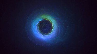 3B soyut yuvarlak ışık arkaplanı oluşturma