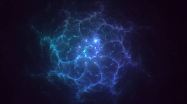 3B soyut yuvarlak ışık arkaplanı oluşturma