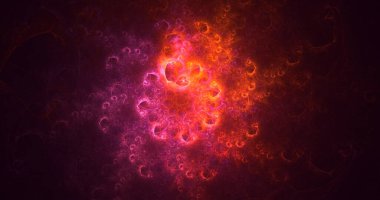 Soyut çember ışık arkaplanı oluşturuluyor