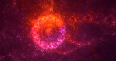 Soyut çember ışık arkaplanı oluşturuluyor