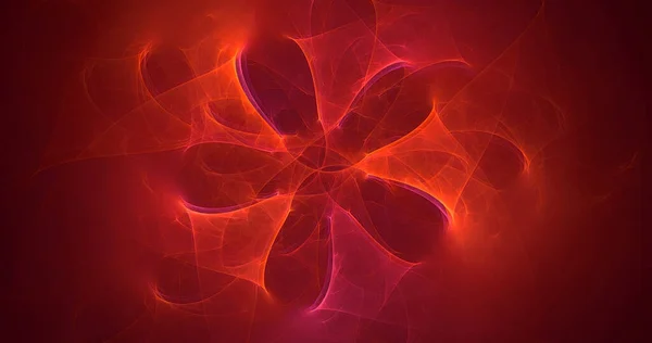 Rendering Abstract Multicolor Technology Fractal Light Background — стоковое фото
